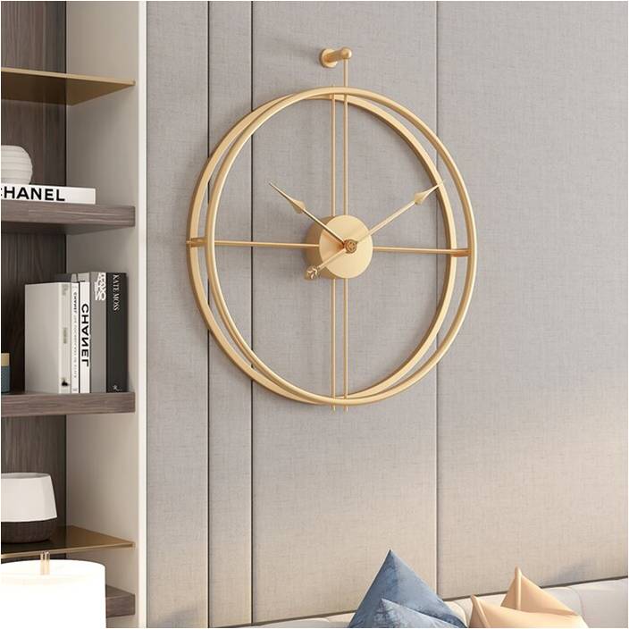 Luxurious ORBITRA MI Metal Wall Clock