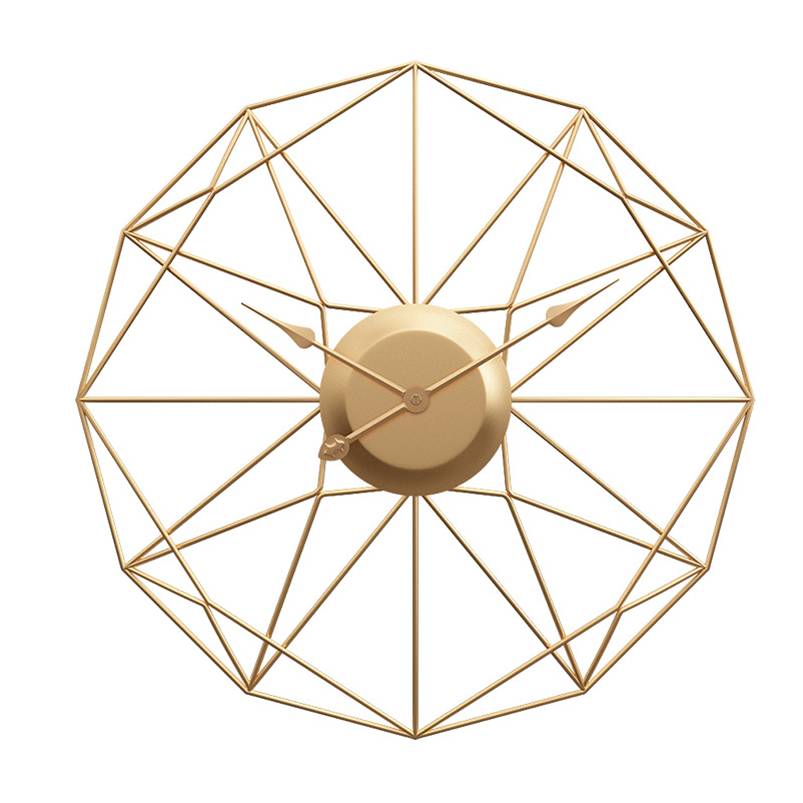 Luxurious COBWEB MI Metal Wall Clock