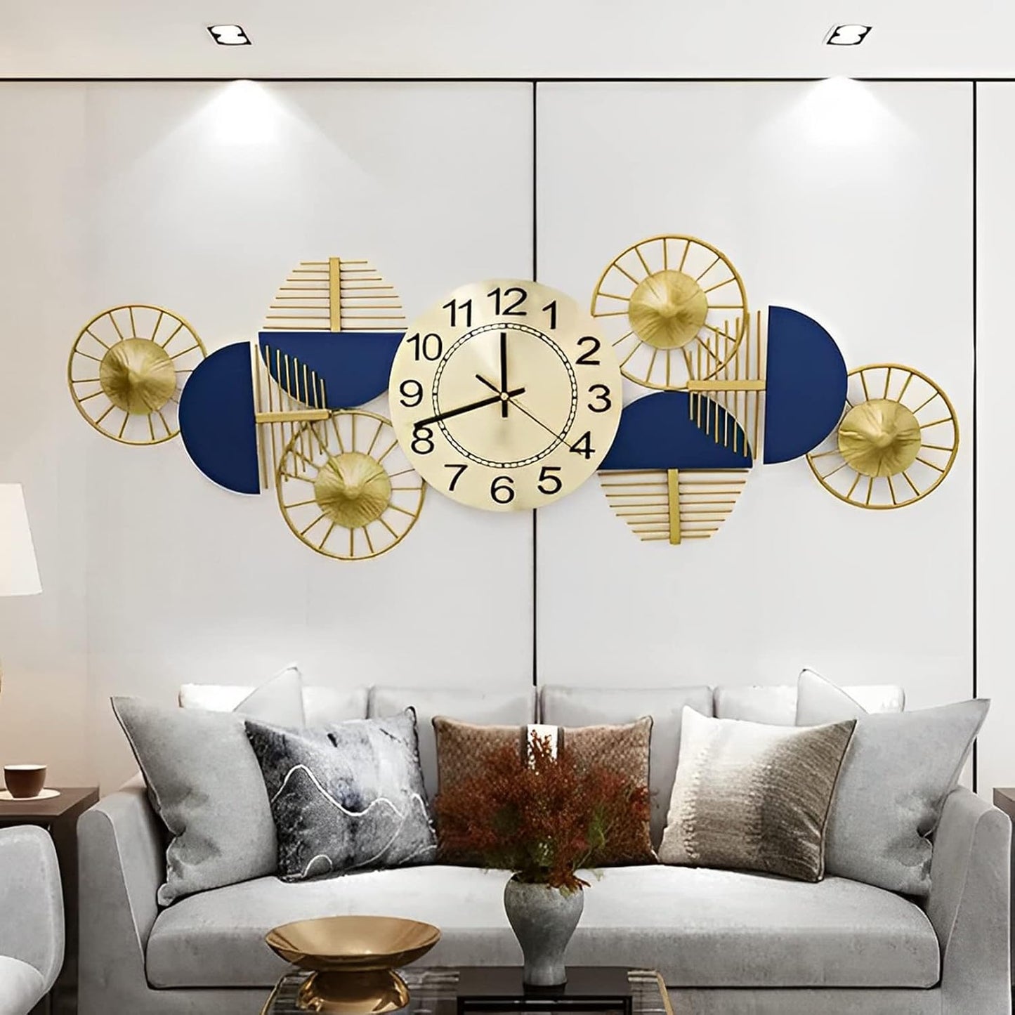 Luxurious ORBIXON MI Metal Wall Clock