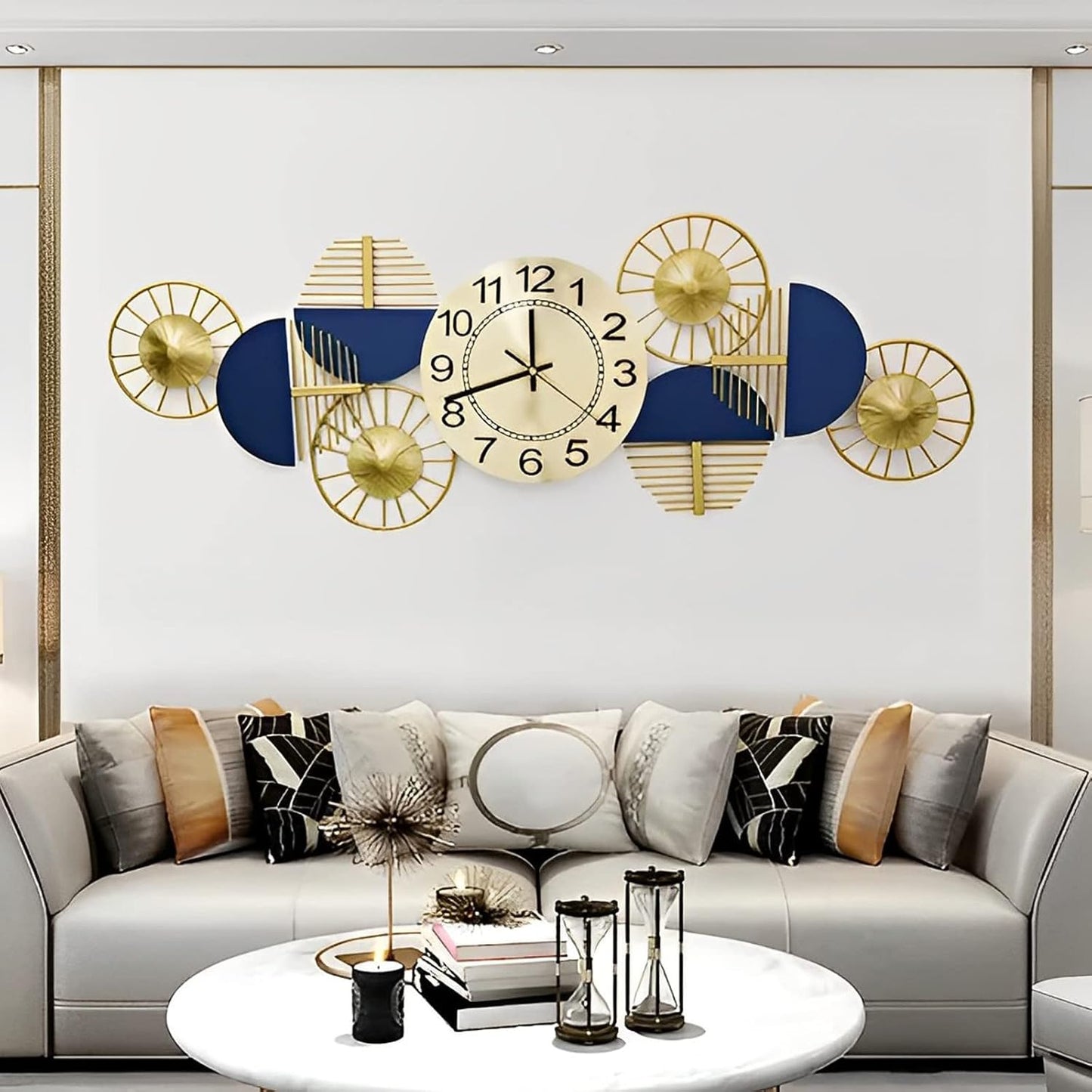 Luxurious ORBIXON MI Metal Wall Clock