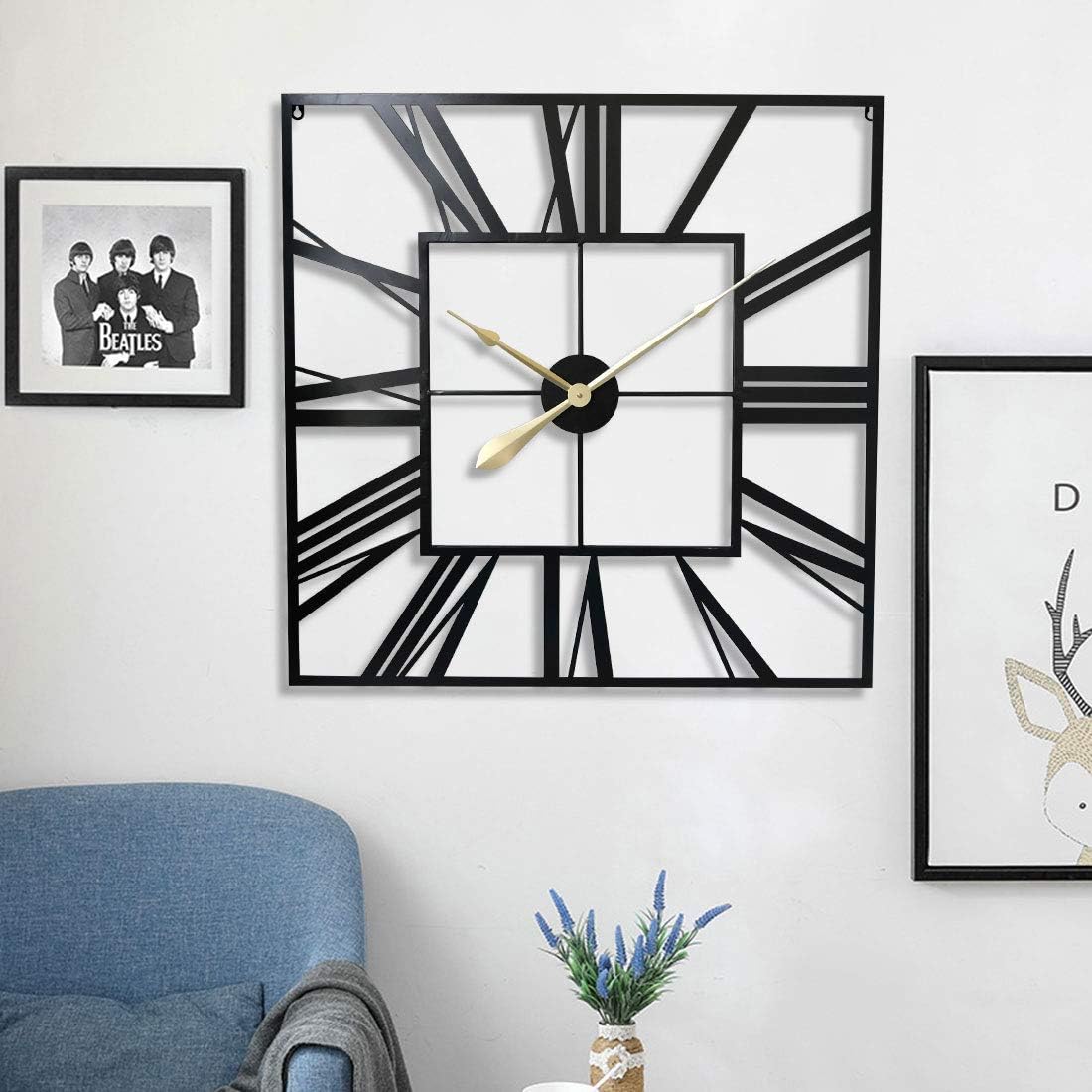 Luxurious CLOCKET MI Metal Wall Clock