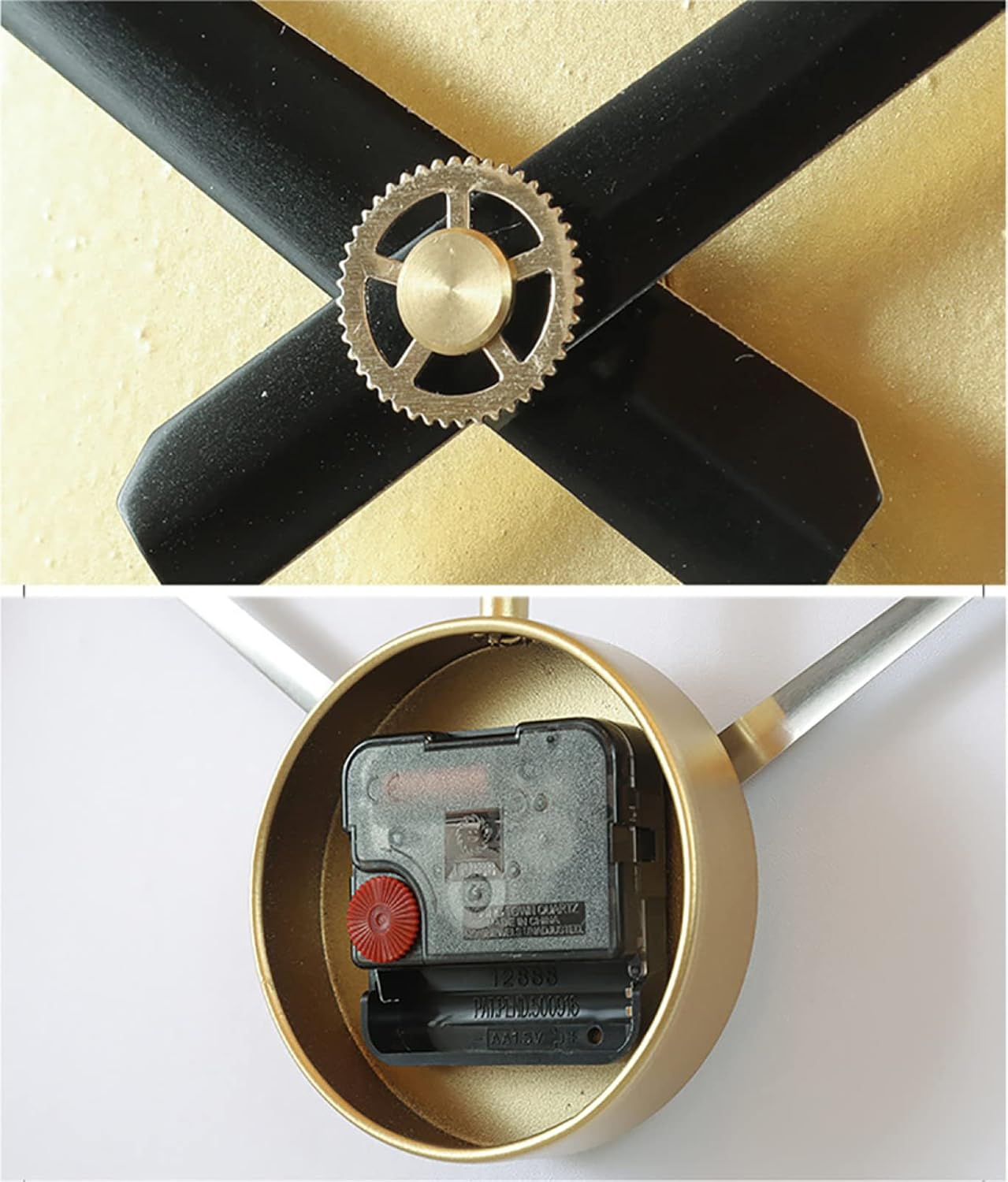 Luxurious HORVERA MI Metal Wall Clock