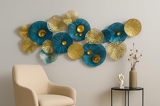 Luxurious WISTERIA MI Metal Wall Art