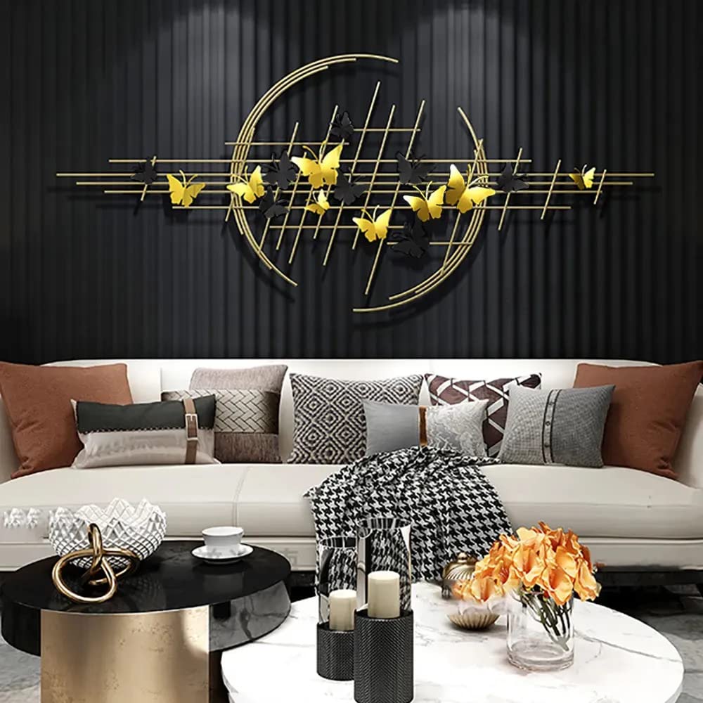 Luxurious BUTTERFLY MI Metal Wall Art