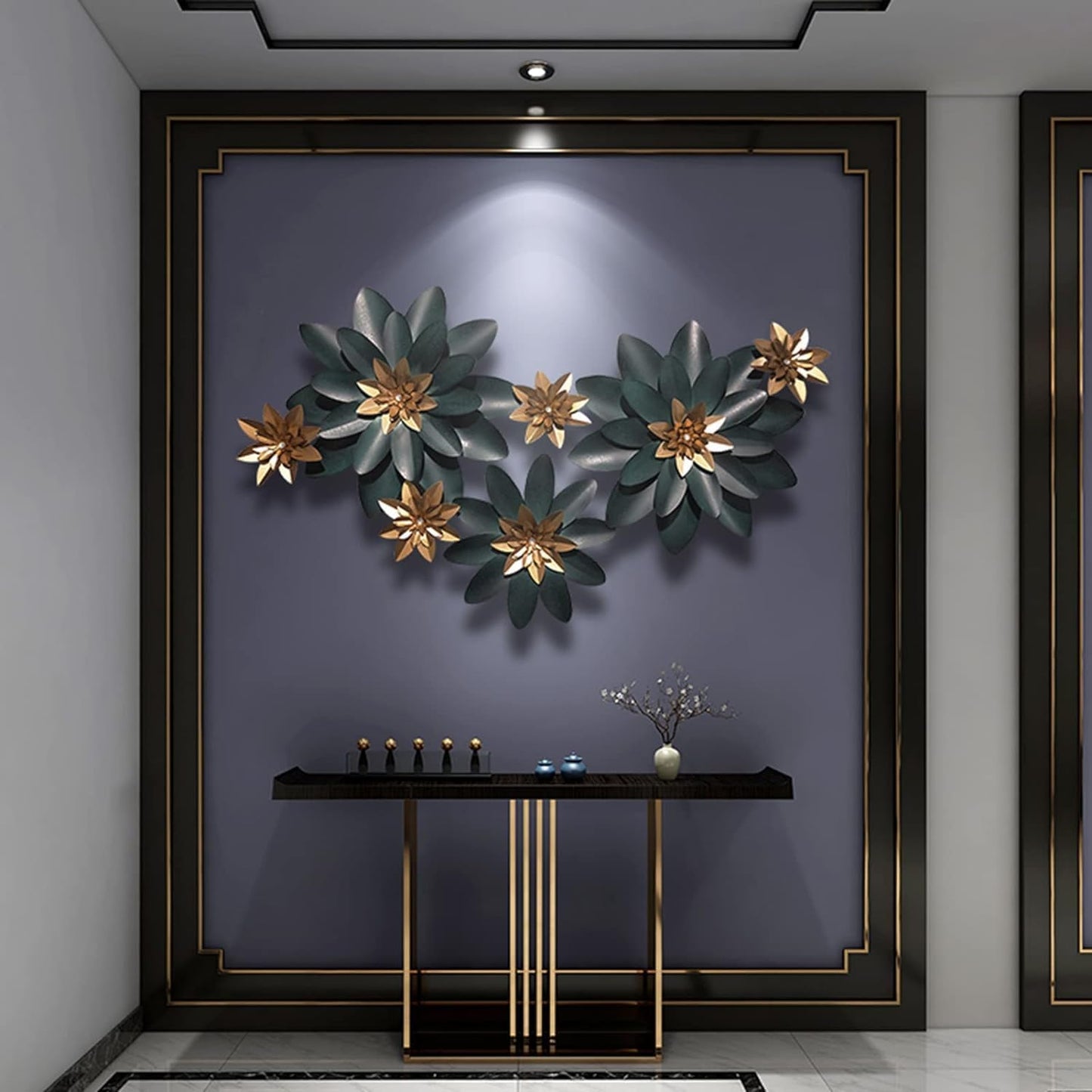 Luxurious STAR TWILIGHT MI Metal Wall Art
