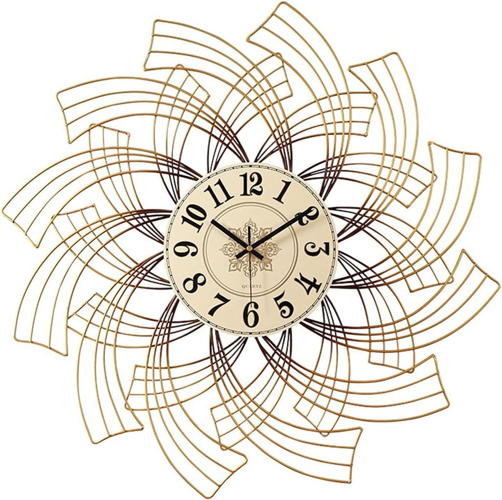 Luxurious CHRONOVA MI Metal Wall Clock
