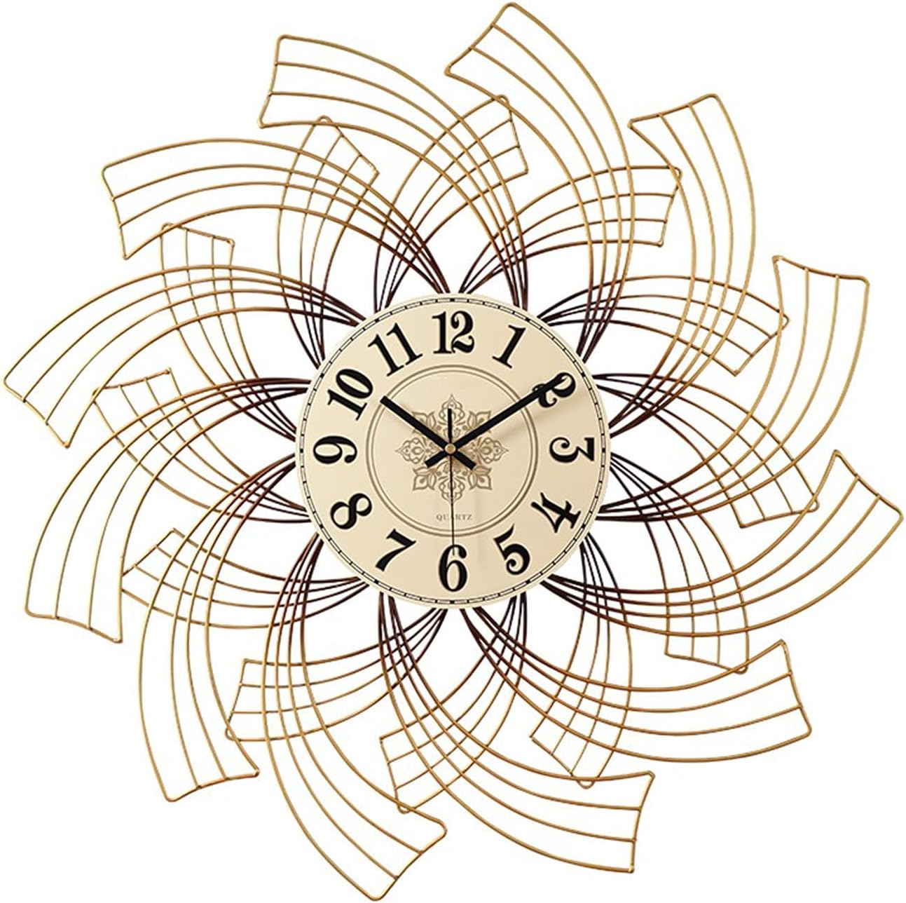 Luxurious CHRONOVA MI Metal Wall Clock