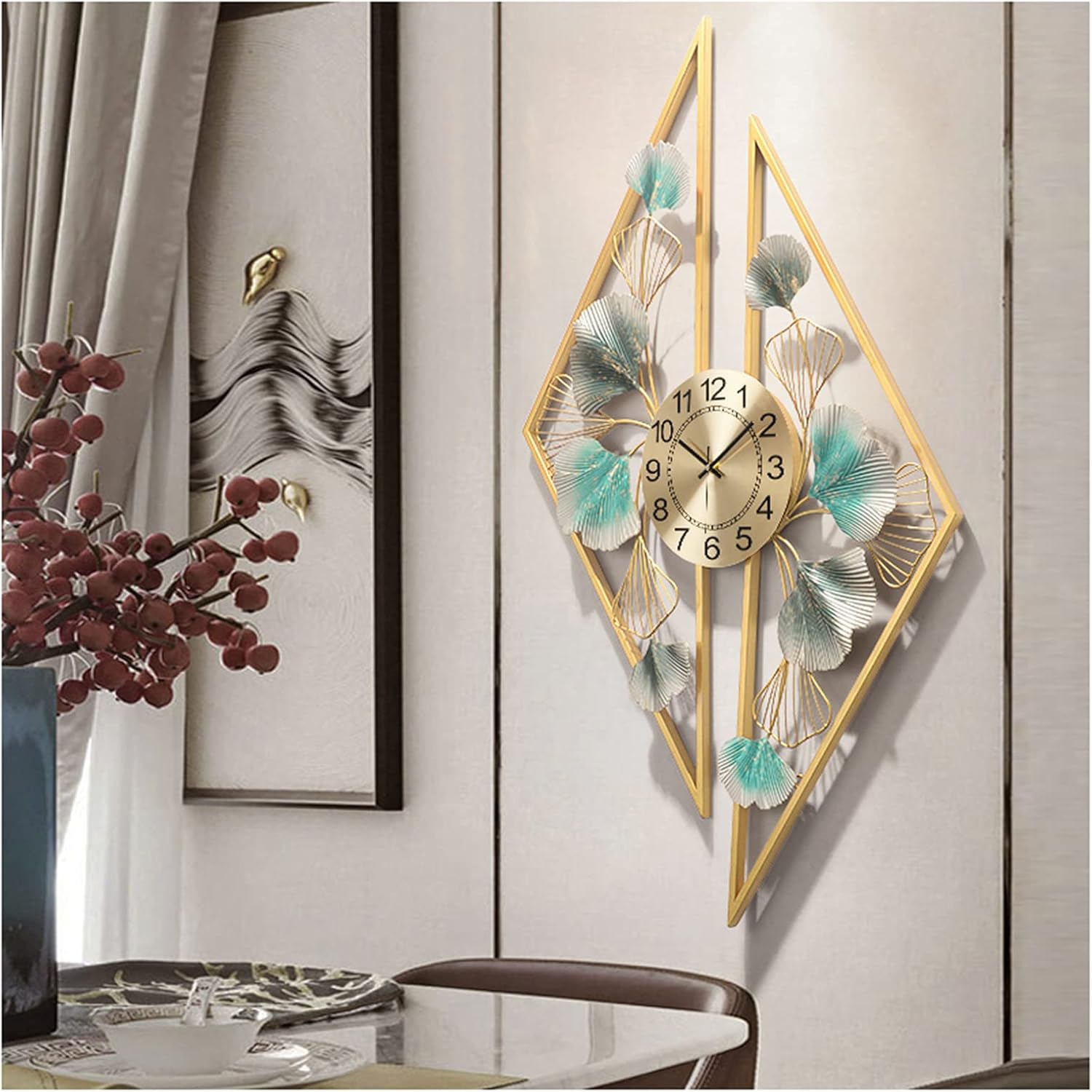QUADRILATERAL MI Metal Wall Clock