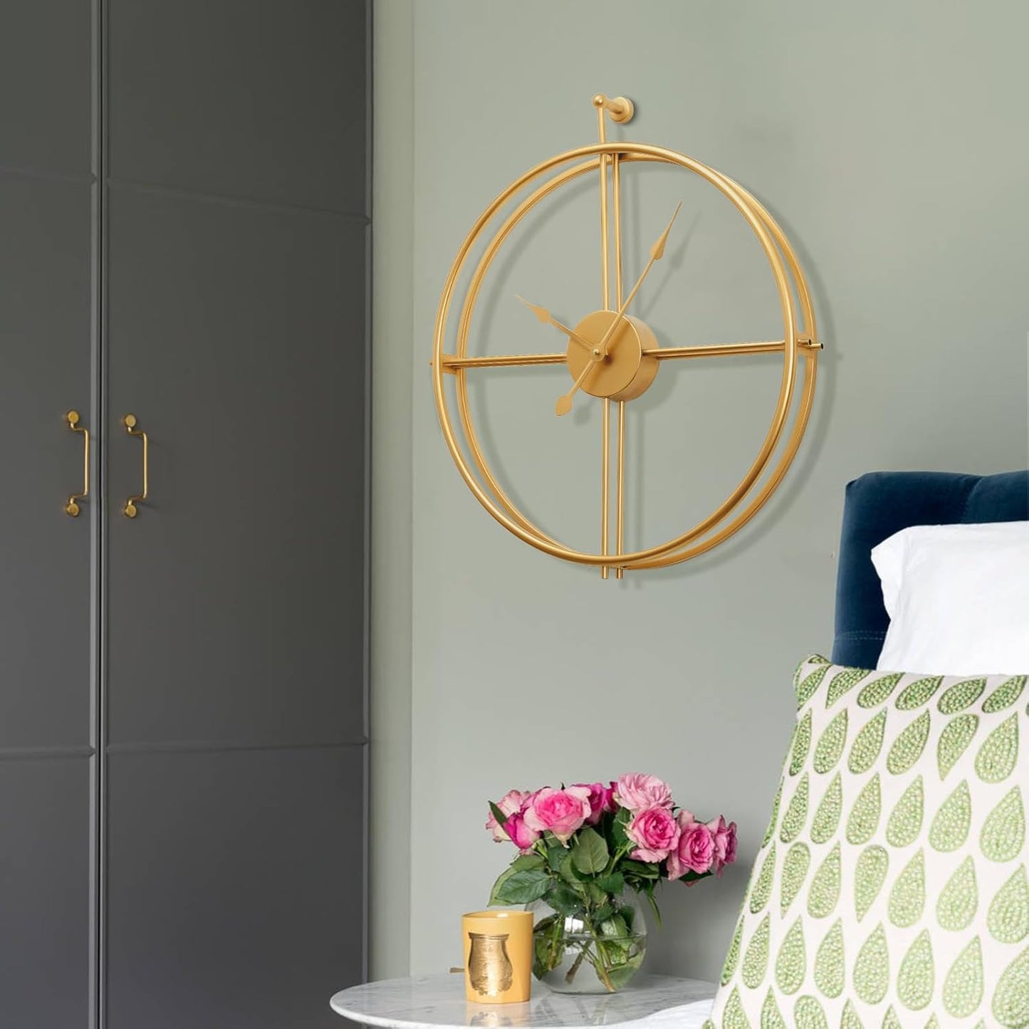 Luxurious ORBITRA MI Metal Wall Clock