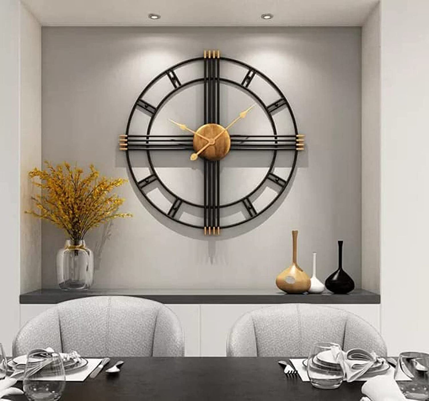 Luxurious CLORIVA MI Metal Wall Clock