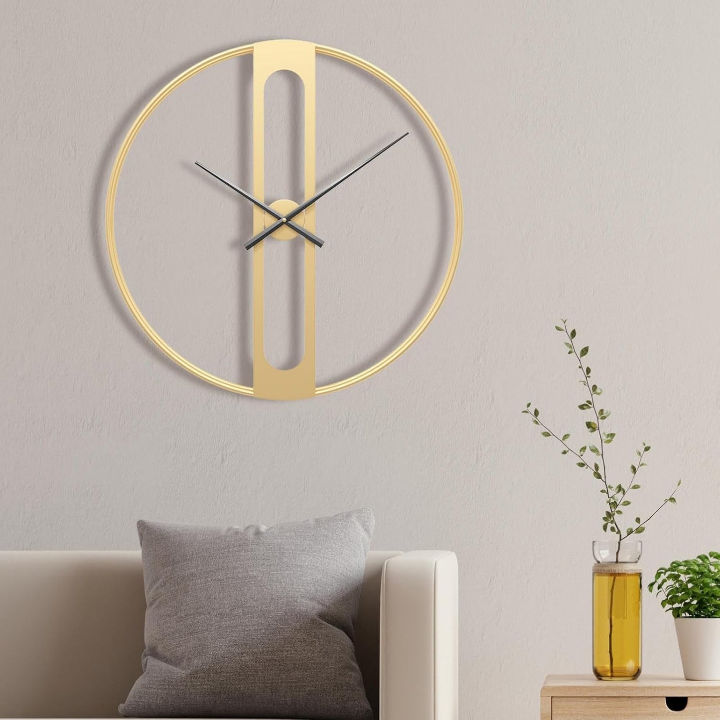 Luxurious TICKORA MI Metal Wall Clock