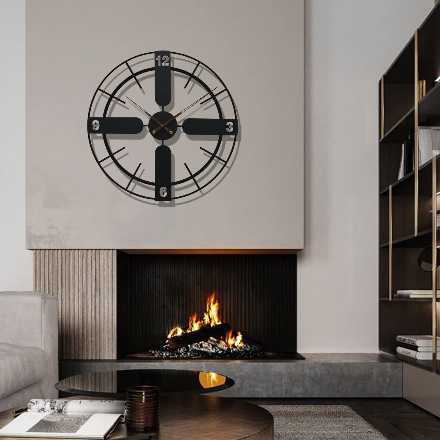 Luxurious ARCURA MI Metal Wall Clock