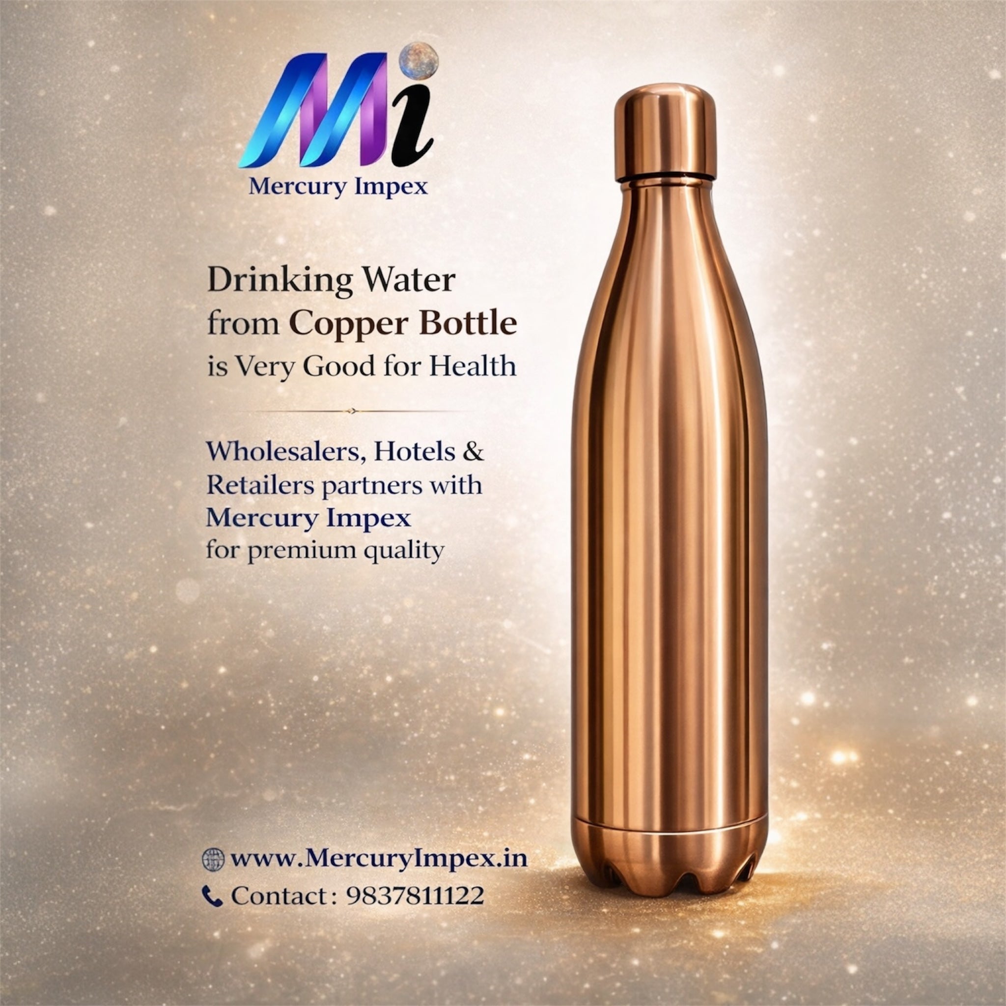 TAMRAJAL MI Pure copper Bottle