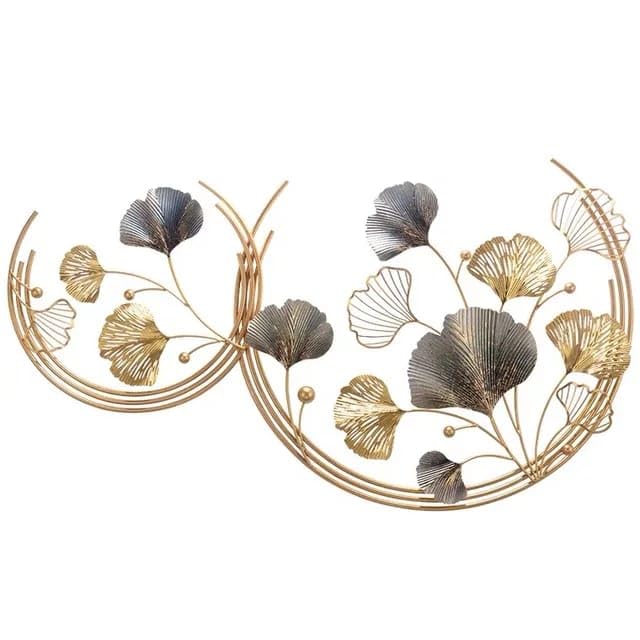 Luxurious HALF-MOON MI Metal Wall Art