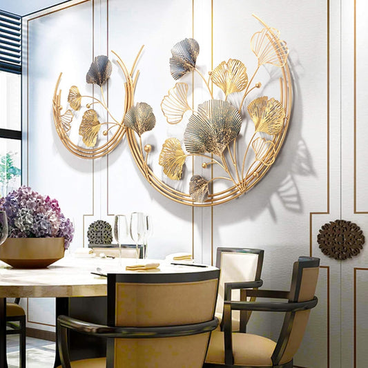 Luxurious HALF-MOON MI Metal Wall Art