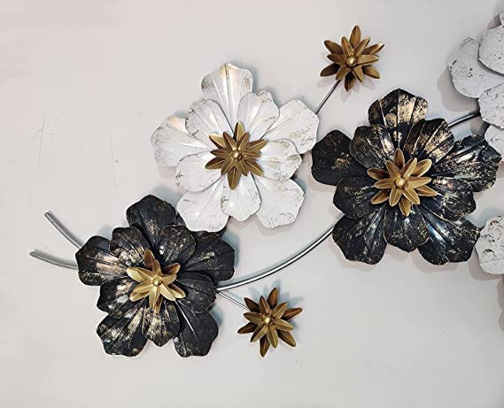 FLORAL MI Metal Wall Art