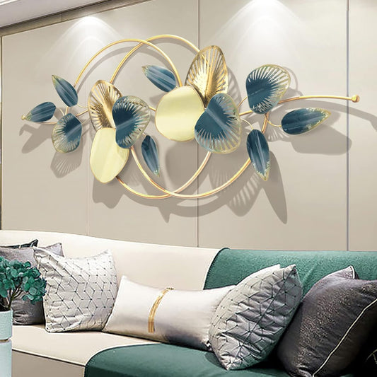 Luxurious FOLIAGE MI Metal Wall Art