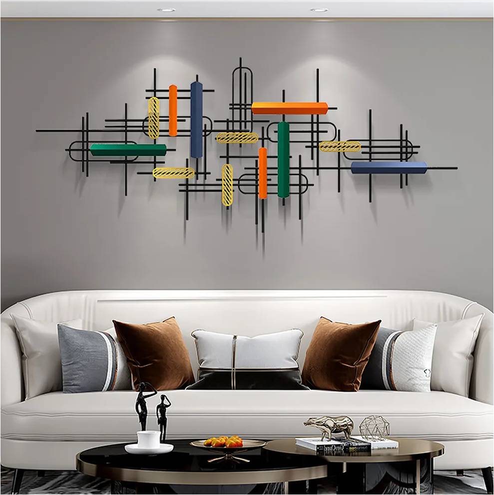 Luxurious VIVID MI Metal Wall Art