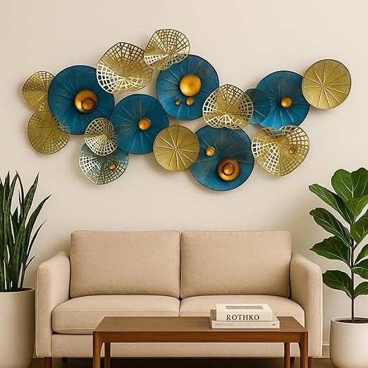 Luxurious WISTERIA MI Metal Wall Art