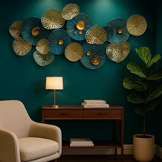 Luxurious WISTERIA MI Metal Wall Art