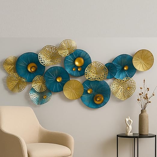 Luxurious WISTERIA MI Metal Wall Art