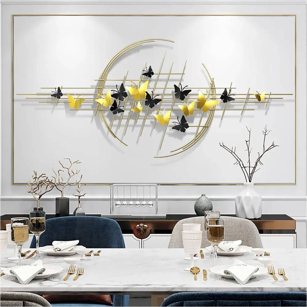 Luxurious BUTTERFLY  MI Metal Wall Art
