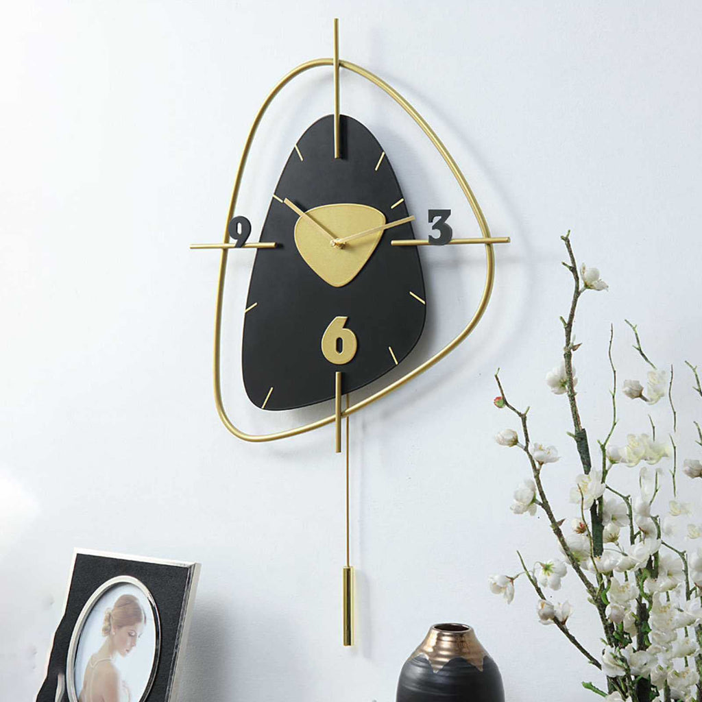 EBONY MI Wall Clock