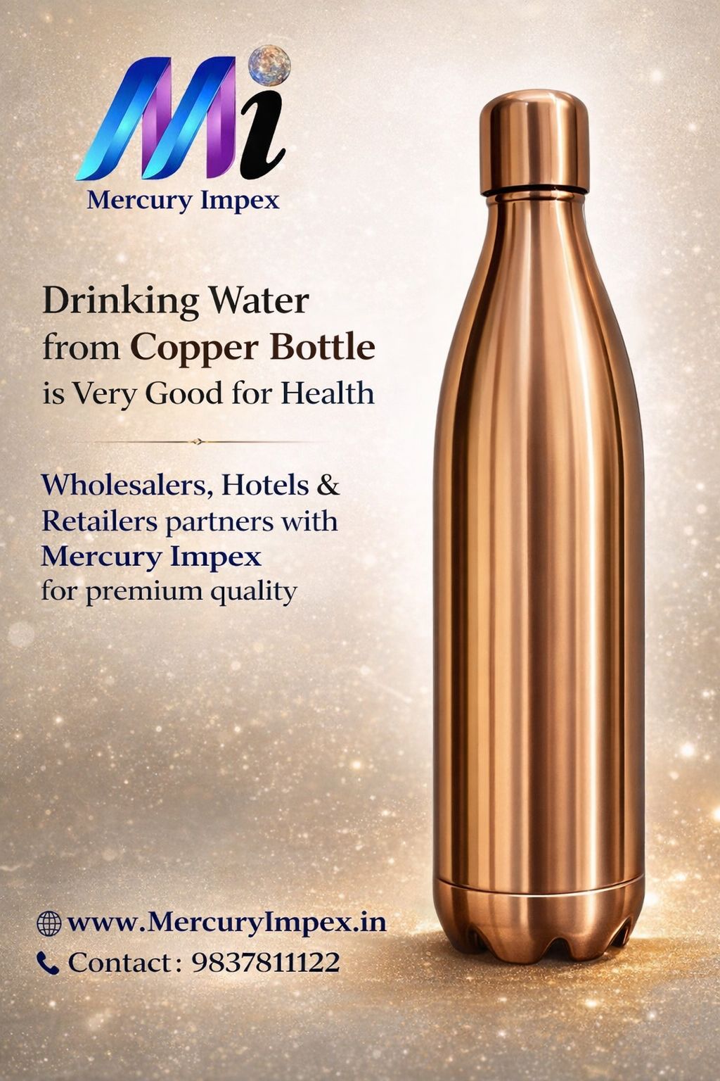 TAMRAJAL MI Pure copper Bottle