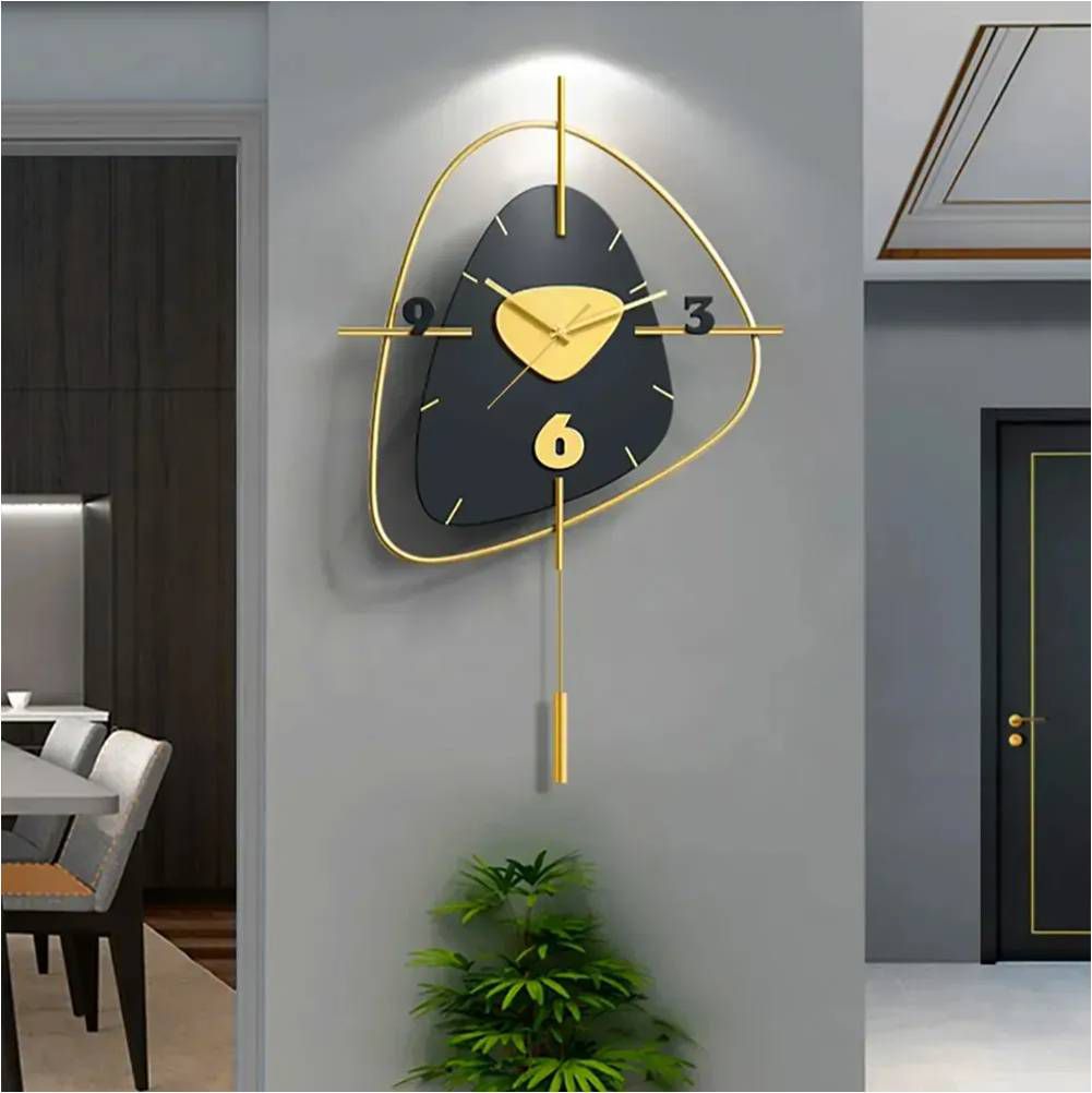 EBONY MI Wall Clock