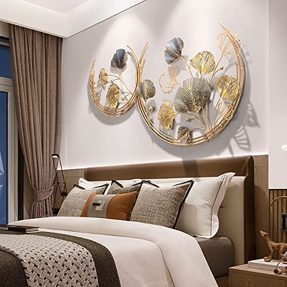 Luxurious HALF-MOON MI Metal Wall Art