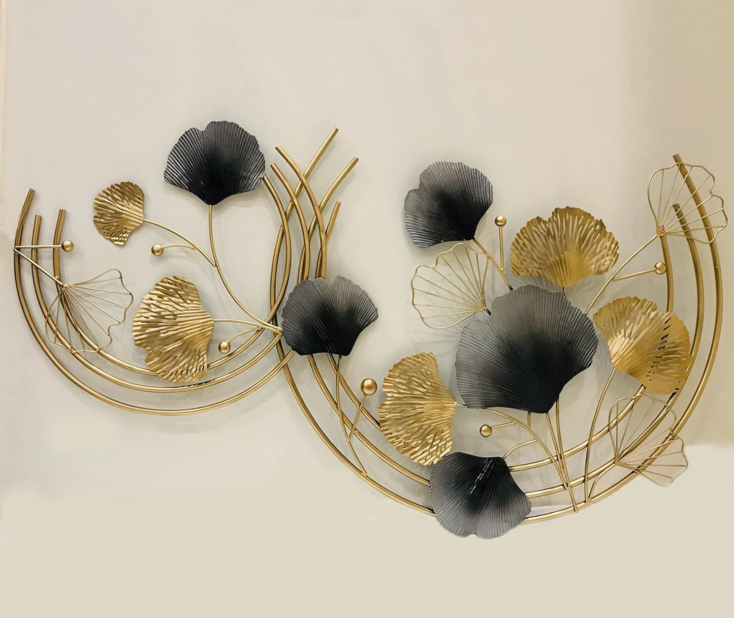 Luxurious HALF-MOON MI Metal Wall Art
