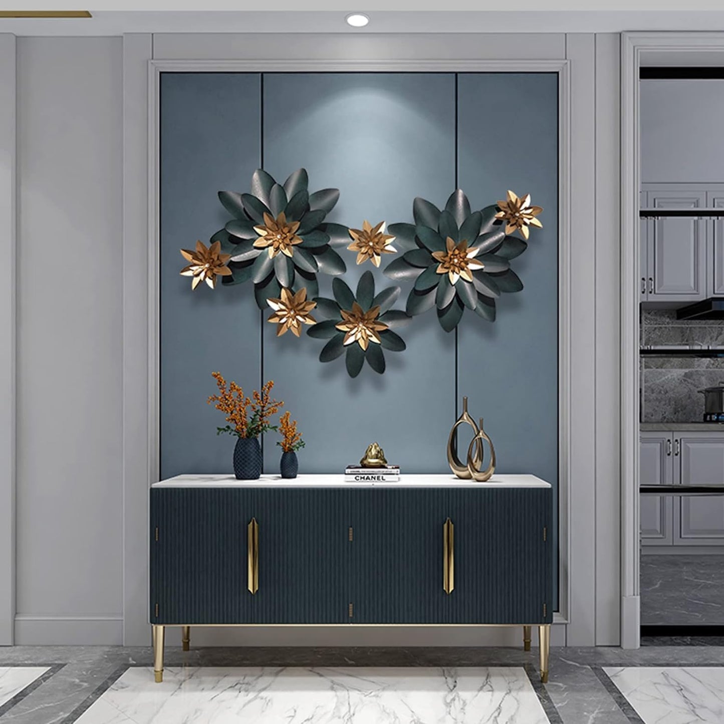 Luxurious STAR TWILIGHT MI Metal Wall Art