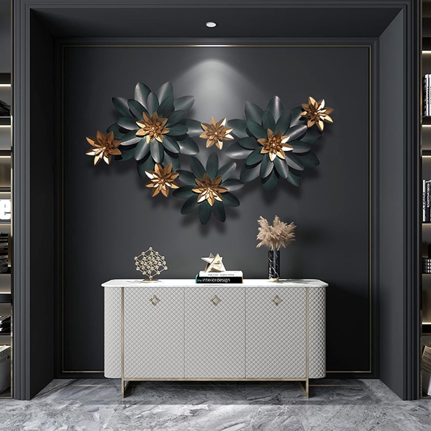 Luxurious STAR TWILIGHT MI Metal Wall Art