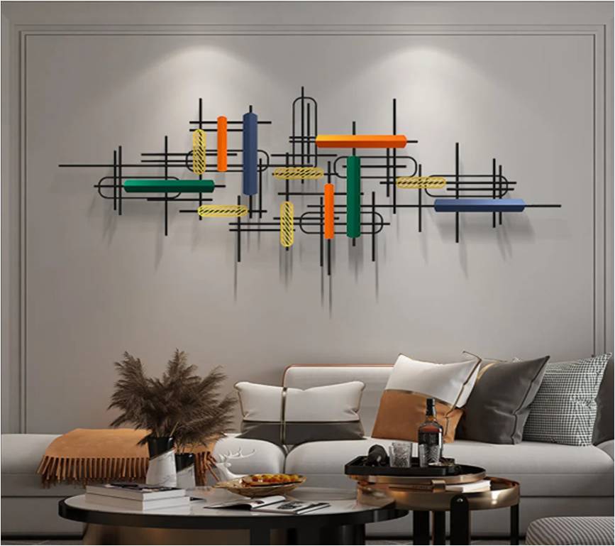 Luxurious VIVID MI Metal Wall Art