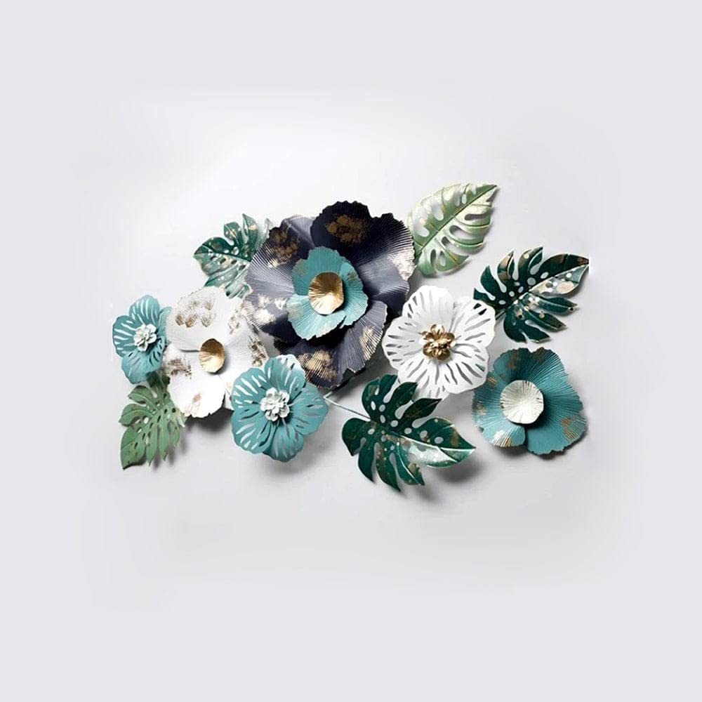 Luxurious BLOOMS MI Metal Wall Art